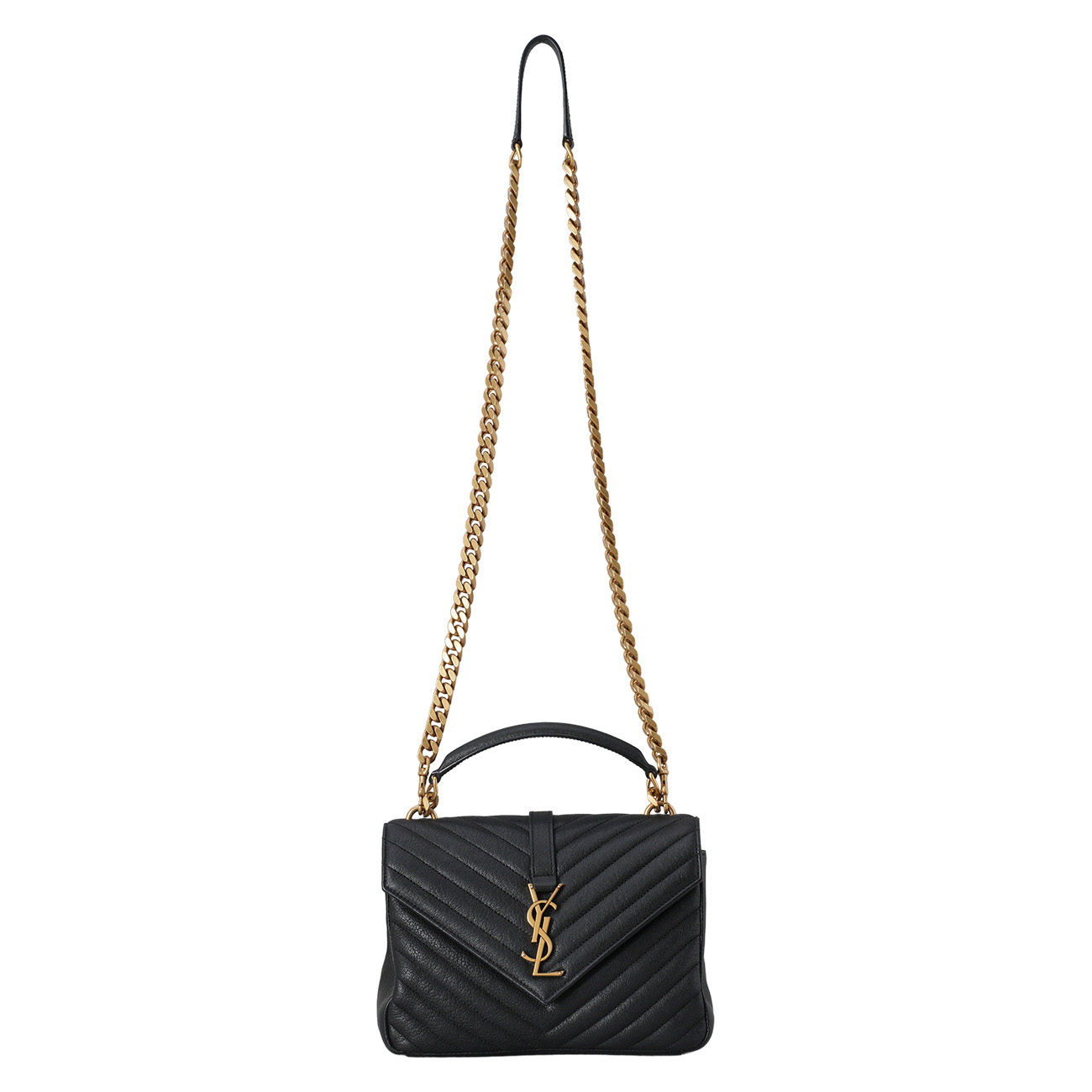 YVES SAINT LAURENT(USED)생로랑 600279 컬리지 미디움 백